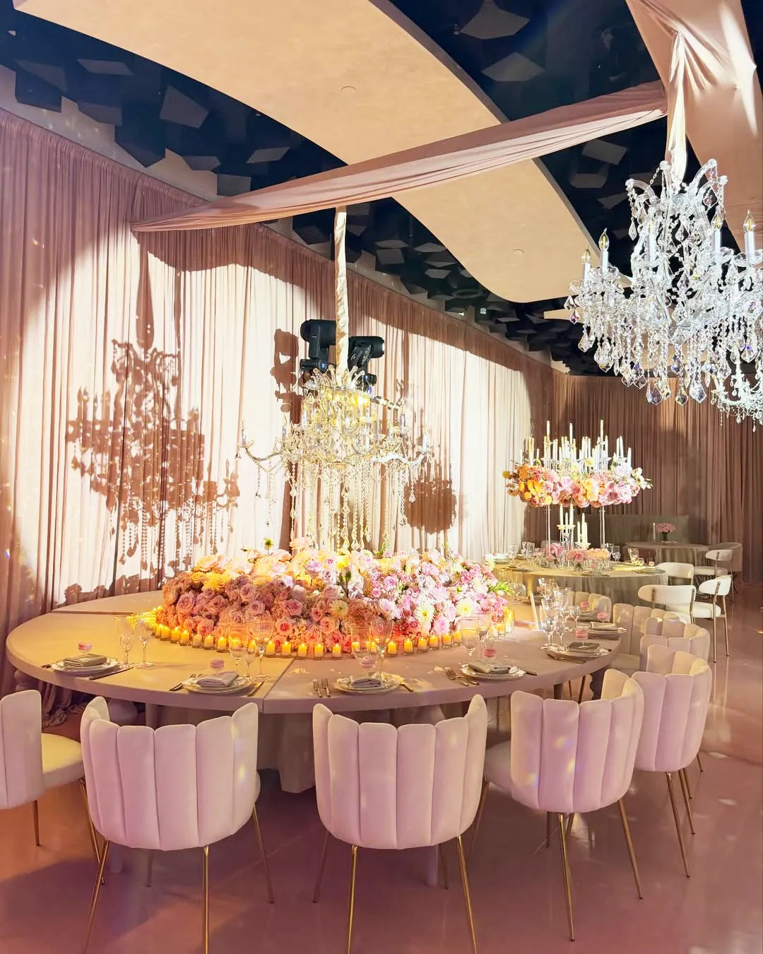 Elegant wedding reception at Avana Venue
